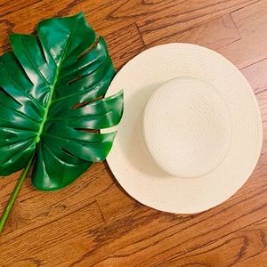 J Crew paper straw hat tan